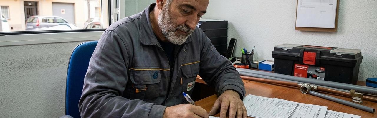 Emisión de boletines de fontanería en Portugalete