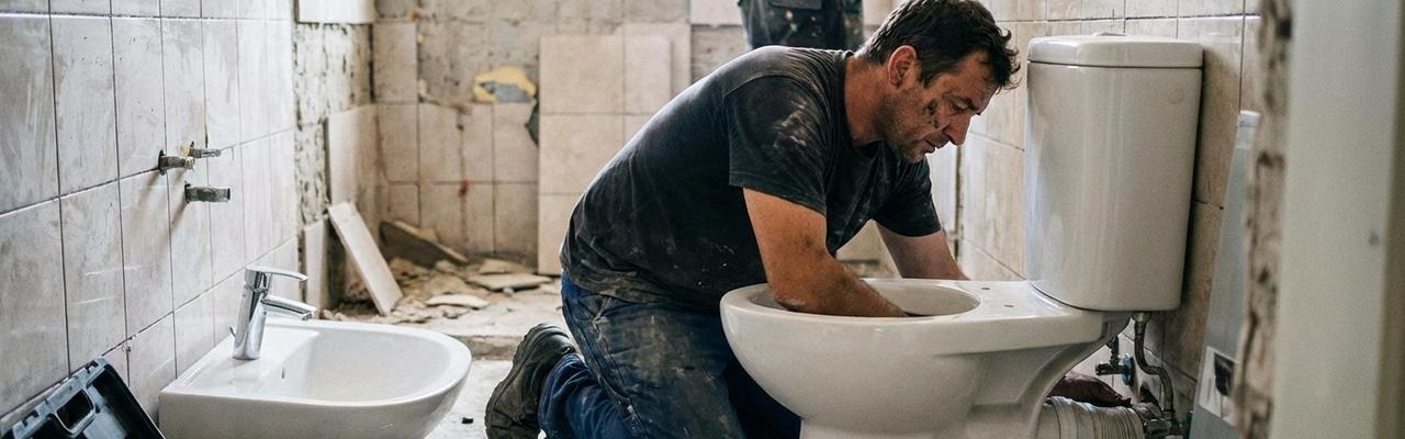 Instalación de sanitarios y grifería en Portugalete